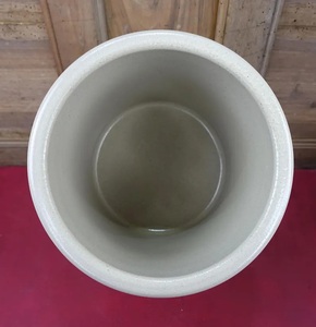 Porte-ustensiles en céramique minimaliste, finition mate mouchetée, cuit au four, résistant à la chaleur, durable, à large ouverture, organiseur de cuisine - Product Image 3