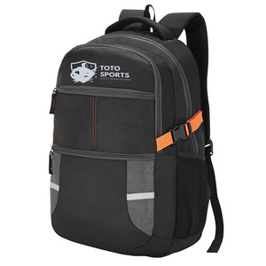 Lightweight Best Supplier Polyester Comfortable Breathable Curved Shoulder <b>Straps</b> Soft Breathable Custom Logo School Back Pack - Product Image 2