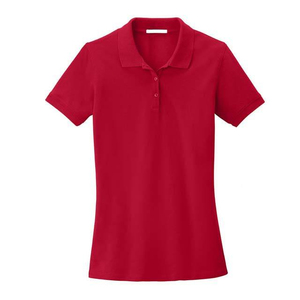 Women <b>Classic</b> Polo Shirt Soft Cotton Fabric Smart Casual Short Sleeve Custom Embroidery Uniform Apparel OEM ODM Bulk Factory - Product Image 1