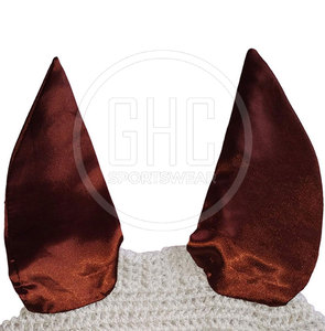 Quality Knit Cover Design For Horse Session Riding Use Nice Fit Horse Ear <b>Bonnet</b> Stylish Finish Horse Ear <b>Bonnet</b> - Product Image 5