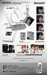 ZEROBASEONE - [ ASCEND- ] 6ème mini album (version porte-clés) Album CD KPOP, best-seller en Corée, pour tous les âges - Product Image 5