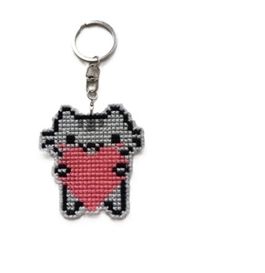 MULTI CRAFT Classic Handmade Seed Beads Christmas <b>Keychain</b> Decorative Eco-Friendly Embroidery Strap Customizable Bag Charm Gift - Product Image 5