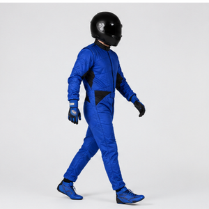 Traje de Carreras de Karting para Hombre, Azul, Manga Larga, Resistente a las Llamas, Sin Costuras, de Secado Rápido, para Todas las Temporadas, Personalizable para Equipos - Product Image 1