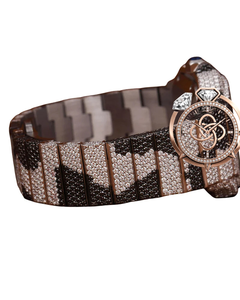Montre bracelet de luxe haut de gamme en moissanite pour homme, entièrement sertie de pierres - Product Image 2