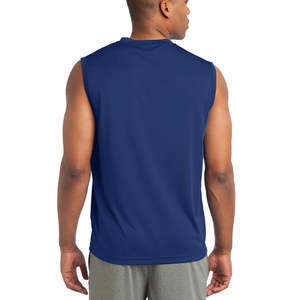 Camiseta sin mangas de algodón para hombre, transpirable, estilo urbano, gris jaspeado, negro, informal - Product Image 5