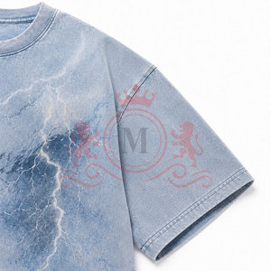 เสื้อยืดคอตตอนระบายอากาศดี สีซีดแบบซันเฟด ทรงดรอปไหล่ เนื้อผ้านุ่ม สวมใส่สบายทุกวันและเหมาะสำหรับกิจกรรมกลางแจ้ง - Product Image 6