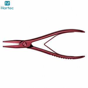 Service OEM ODM - Pinces pour extensions de cheveux - Pinces plates 100% en acier inoxydable - Pinces à dents plates pour extensions de cheveux - Product Image 3