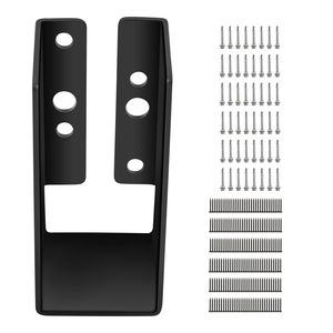 2 "x 4" esterni Accent nascosto travetto piastra in acciaio Q235 staffa verniciata a polvere 24 flangia nascosta 3.7 \ "altalena del fascio - Product Image 1
