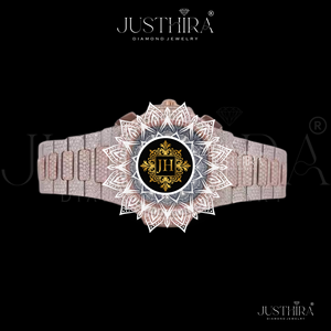 Premium Quality Moissanite <b>Diamond</b> Quartz <b>Watch</b> with <b>Diamond</b> Dial Stainless Steel Waterproof <b>Watch</b> Available For Sale - Product Image 2