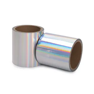 Ruban adhésif holographique argenté changeant de couleur, résistant à la chaleur, film irisé, rouleau adhésif pour la vente en gros et les approvisionnements en vrac - Product Image 1