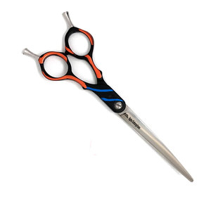 กรรไกรตัดขนสุนัขแบบโค้งสีดำขนาด 6 นิ้ว สำหรับมืออาชีพ พร้อมด้ามจับตามหลักสรีรศาสตร์และปลายกรรไกรแบบปลอดภัย - Product Image 4