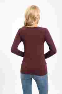 Women Graphene <b>One</b> Way Moisture Wicking Tennis <b>Thermal</b> Shirt - Product Image 3