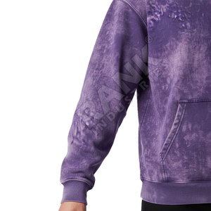 Sudaderas con Capucha para Hombre, Diseño Personalizado, Talla Personalizada, Nuevas, Elegantes, de Primera Calidad, Lavadas al Ácido, Hechas en Pakistán con Mezcla de Algodón - Product Image 6