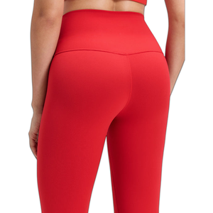 Conjunto de Yoga Rojo sin Costuras para Mujer, Top Corto de Cintura Alta, Leggings hasta la Pantorrilla, Ropa Deportiva, Traje de Dos Piezas para Fitness y Entrenamiento - Product Image 5