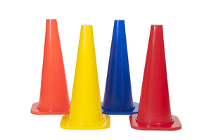 Conos de Agilidad de Plástico Ligeros, Plegables, Obstáculos de Entrenamiento de Colores Brillantes, Conos de Práctica para Deportes, Gimnasio y Actividades al Aire Libre - Product Image 1