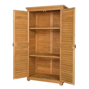 Box da Giardino Nero a Tetto Inclinato Singolo in Abete 87*46.5*160cm, Giallo, per Ripostiglio - Product Image 6