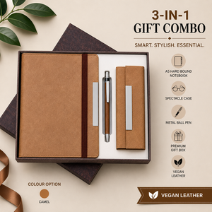 Vegan Leather Business Gift Set 4 1 Office Promotional Gift Combo <b>Wallet</b> Pen Keychain Diary Personalization Custom Logo Festive - Product Image 4