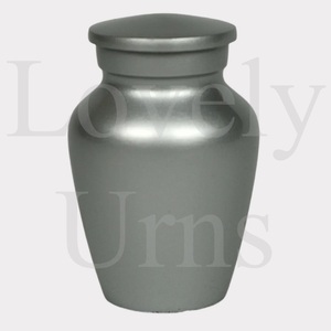 Classic Silver <b>Keepsake</b> Urn <b>for</b> Human <b>Ashes</b> Small Memorial Urn Mini Funeral Urn Decorative <b>Ash</b> Container - Product Image 2