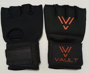 RECENT Black Neoprene Gel Padded Fingerless Thumb Hole Boxing Mitts with Protective Knuckles Breathable & Durable Training - Product Image 6