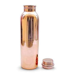 Pure <b>Copper</b> Water <b>Bottle</b> for <b>Drinking</b> Water Ayurvedic Leakproof <b>Bottle</b> for Home Office Gym - Product Image 6
