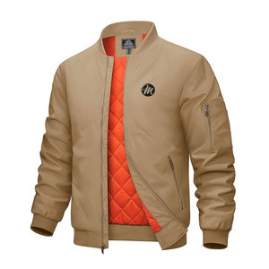 2026 <b>Low</b> Price Customized Color Front Logo High Quality Bomber Winter Jacket for Men <b>Top</b> Selling Street Wear - Product Image 1