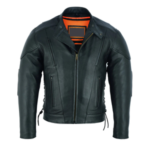 Premium Quality <b>Men's</b> Leather <b>Jackets</b> with Zipper Closure Warm Lining Casual Wear Style Leather <b>Jackets</b> for <b>Men</b> - Product Image 1