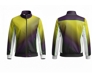Chaqueta Personalizada con Cierre Completo y Opciones de Diseño Ilimitadas, Ropa Deportiva para Correr y Hacer Ejercicio, Cálida, Transpirable y de Secado Rápido |   Tallas Hombre Mujer Juvenil - Product Image 1