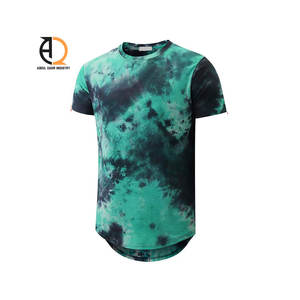 Camiseta de Hip Hop Sólida con Serigrafía, 100% Algodón, Antiarrugas, Transpirable, Cuello Redondo para Hombre - Product Image 3