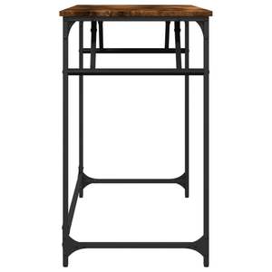 โต๊ะคอมพิวเตอร์ไม้โอ๊ครมควันแบบทนทาน ขนาด 39.4x17.7x29.9 นิ้ว-39.4x17.7x29.9 นิ้ว - Product Image 6