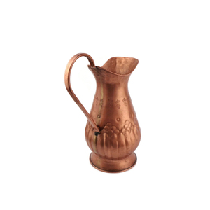 Carafe en cuivre pur de bonne qualité, spécial été, pour boissons, fabriquée en Inde, 100 % cuivre pur, en vente - Product Image 4