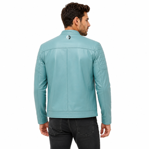 Veste en cuir pour homme tendance, au toucher doux, style moderne, qualité durable et coupe confortable pour un usage quotidien décontracté. - Product Image 3