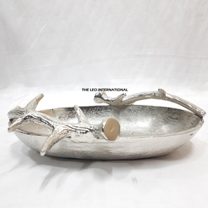 Aluminum Metal Shiny Polished <b>Japanese</b> Dining Table Bowl Luxury Shape for Serving Food Decor Display Set 3 - Product Image 6