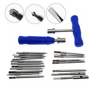 Destornillador ortopédico de acero inoxidable de alta calidad con mango de acoplamiento rápido, instrumento quirúrgico para neurocirugía - Product Image 1