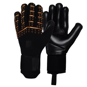 ถุงมือผู้รักษาประตูสำหรับผู้ชาย ถุงมือฟุตบอลแบบมืออาชีพ สำหรับฝึกซ้อมและแข่งขัน พร้อมอุปกรณ์ป้องกันนิ้ว - Product Image 5