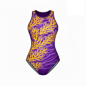 Maillot de bain une pièce sexy à coupe haute, design professionnel, couleurs et logo personnalisables, impression frontale, séchage rapide, imperméable - Product Image 3