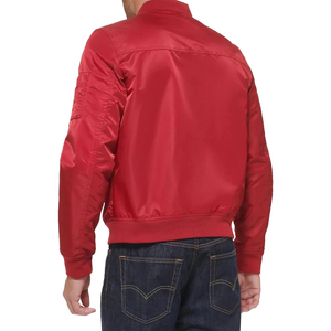 Men's Casual <b>Denim</b> <b>Jacket</b> Windproof Breathable Waterproof Canvas Henry Collar Letter Front for Spring Autumn Outdoor Activities - Product Image 6