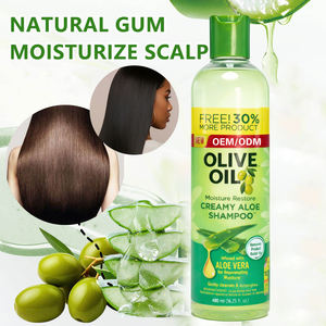 Champú Cremoso de Aloe Vera Orgánico al por Mayor para Limpieza Profunda con Fórmula de Restauración de Humedad con Aceite de Oliva para Cabello Negro con Textura Rizada - Product Image 5