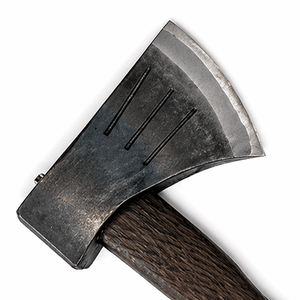 Custom Handmade <b>Axe</b> Head in High Carbon Steel with Wooden Handle and Leather Shaft-Industrial & DIY Grade OEM Available - Product Image 2