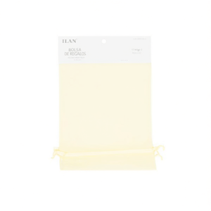 Sacchetti regalo in organza 17x23 cm beige 3 pezzi per regali - Product Image 2