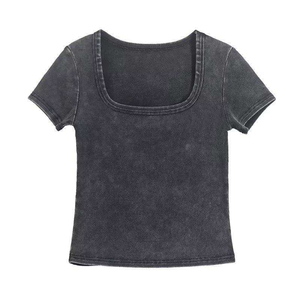 Long Sleeve <b>Crop</b> <b>Top</b> Stretch Fashion Wholesale Supplier Ladies Sleeveless <b>Crop</b> Tank <b>Top</b> Premium Rib Knit Factory Direct - Product Image 1