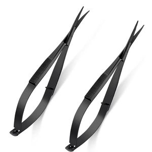 Tijeras Profesionales de Acero Inoxidable para Belleza, Curvas y Afiladas, de Precisión Ultrafina, para Cejas y Piel Muerta - Product Image 2