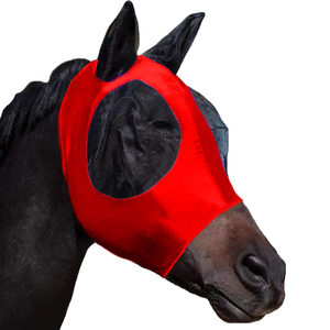 Nouvelle Arrivée Masque Anti-Mouches pour Chevaux de Haute Qualité Personnalisable Confortable avec Protection des Oreilles en Maille Polyester Respirante Meilleur Design Couleur Personnalisée - Product Image 2