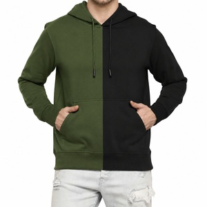 Sweat-shirt à capuche pour homme, coupe classique, 100% coton, molleton français, poche, décontracté, pour l'été, anti-rétrécissement - Product Image 3