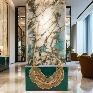 กระเป๋าคลัทช์เรซินและกระเป๋าคลัทช์เรซินสำหรับผู้หญิงดูสง่างามกระเป๋าคลัทช์สีฟ้าสีขาวหรือกระเป๋าราตรีจากอินเดีย - Product Image 1