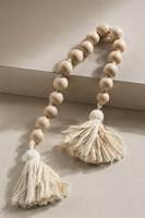 Natural Timber Strand Ornament Artisan Crafted Doorway Adornment Traditional Celebration Interior Decoration