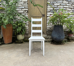 YUSHAN Black Solid Wood Ladder Back <b>Dining</b> <b>Chair</b> with Modern Design for <b>Dining</b> Room Seating Model YS-DC-08 - Product Image 3