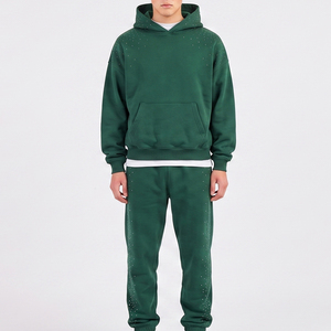 Vente Flash : Ensemble de Survêtement Personnalisé en Strass pour Adultes – Tenue Décontractée Tendance avec Broderie Personnalisée et Pull en Strass - Product Image 1