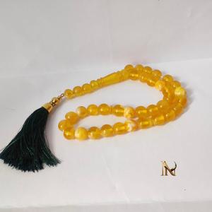 Rosario Musulmán Premium Hecho a Mano con Figuras de Resina, Regalo Islámico, Decoración para el Hogar, Tema de Ángel, Forma de Búho - Product Image 2