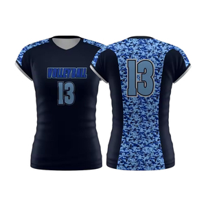 Maillot de volley-ball personnalisé OEM 2026 avec nom et numéro d'équipe, 100 % polyester, séchage rapide, respirant, unisexe, pour adulte, en vente - Product Image 1