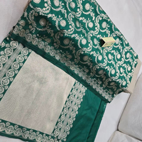 Saree sutra tenun tangan desainer Zari untuk wanita
